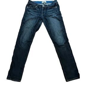 Paige skyline skinny, dark denim jeans size 28